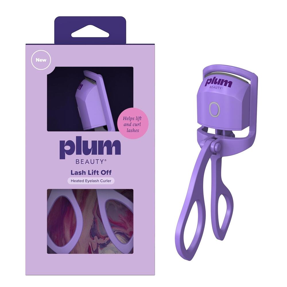 Plum Beauty Glow & Lift Bundle | Oil Roller + Heated Lash Curler